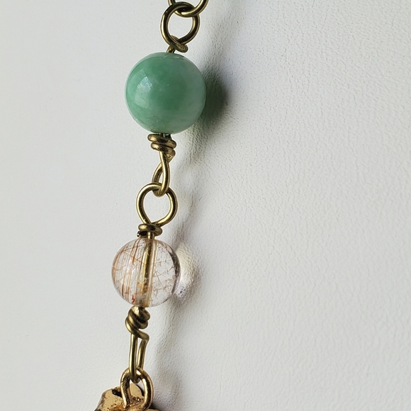 Handmade Agate, turquoise and Amazonite Necklace - Picture 8 of 10